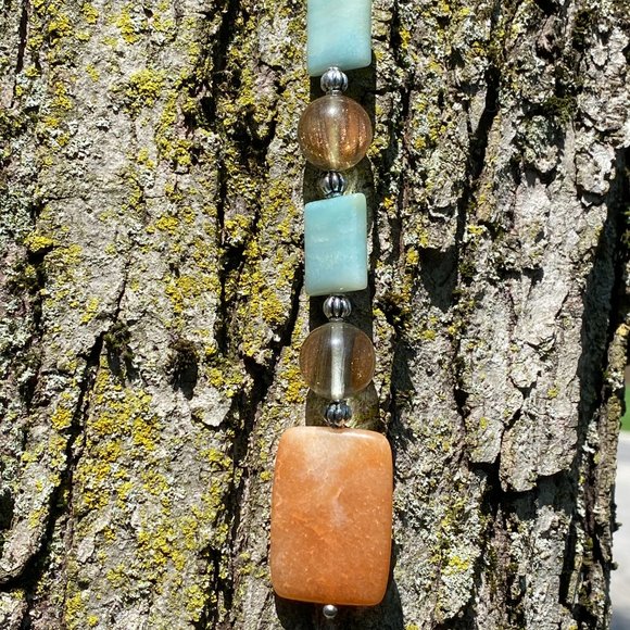 3/30$, Natural Gemstone Lucky Charm / Car Rearview Mirror Charm - Picture 5 of 9